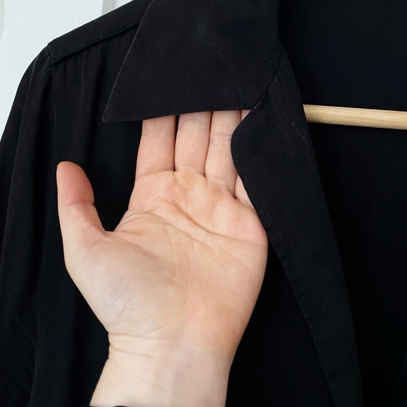 Acne Studios Albion Black Button Up Shirt Size XS-S (34) - Picture 9 of 11